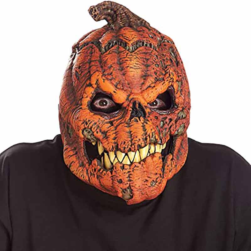 Pumpkin Mask Halloween Horror Latex Pumpkin Dress Up – KoalaPrint